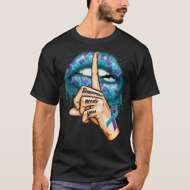 Medvetenhet om förebyggande av kvinnomisshandel Fr T Shirt (Framsida)