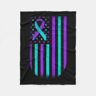 Medvetenhet om förebyggande av självmord Amerikans Fleecefilt