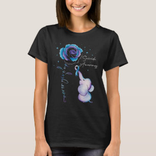 Medvetenhet om förebyggande av självmord Elephant T Shirt