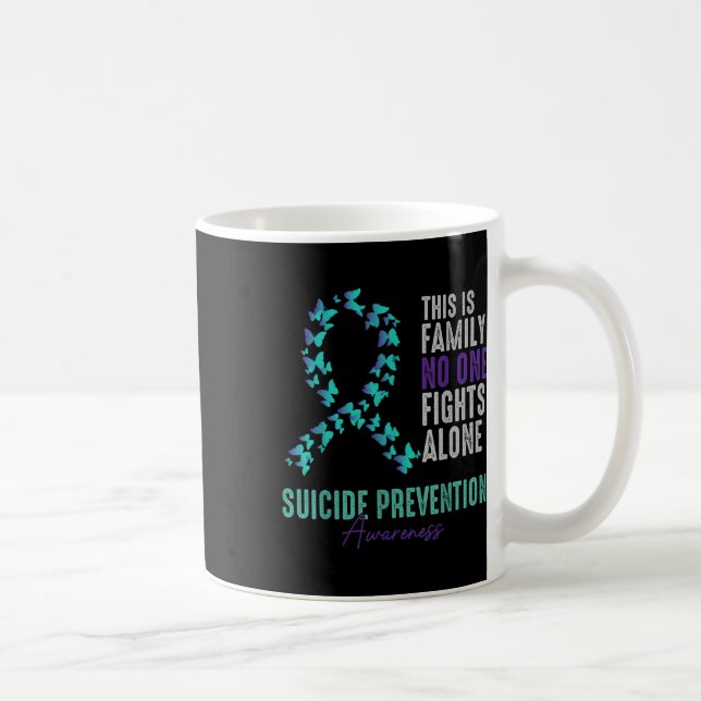Medvetenhet om förebyggande av självmord Fjäril Tu Kaffemugg (Höger)