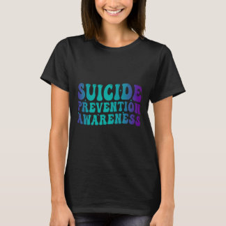 Medvetenhet om förebyggande av självmord Groovy Te T Shirt