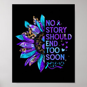 Medvetenhet om förebyggande av självmord Ingen art Poster