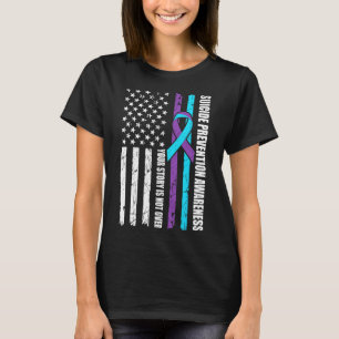 Medvetenhet om förebyggande av självmord Månadsmål T Shirt