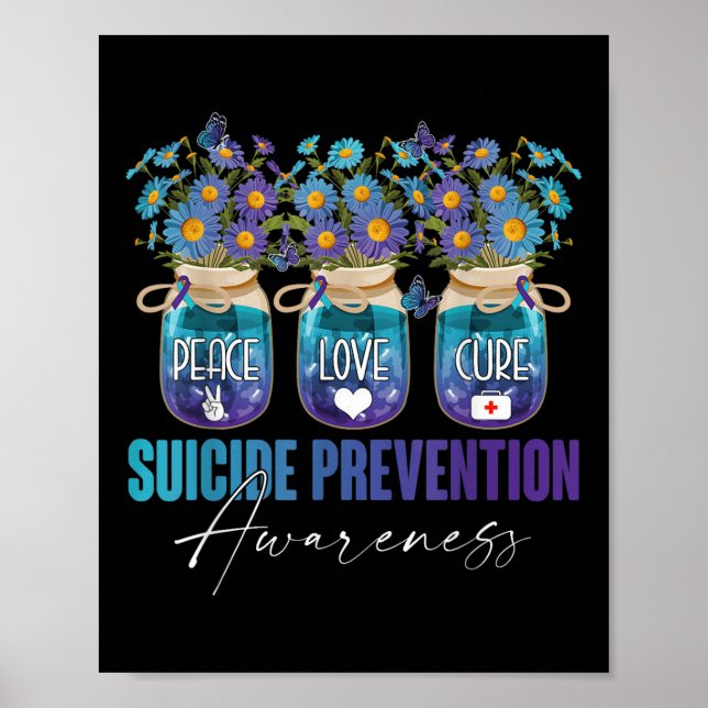Medvetenhet om förebyggande av självmord Överlevan Poster (Framsidan)