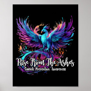 Medvetenhet om förebyggande av självmord Phoenix S Poster