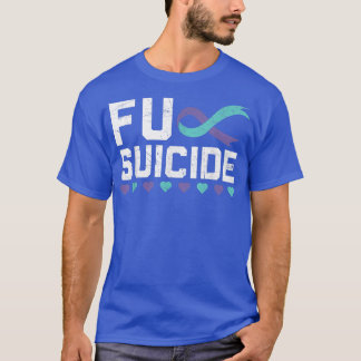 Medvetenhet om förebyggande av självmord Psykisk h T Shirt