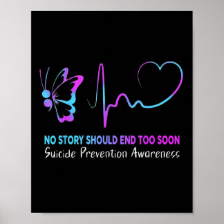 Medvetenhet om förebyggande av självmord Semikolon Poster