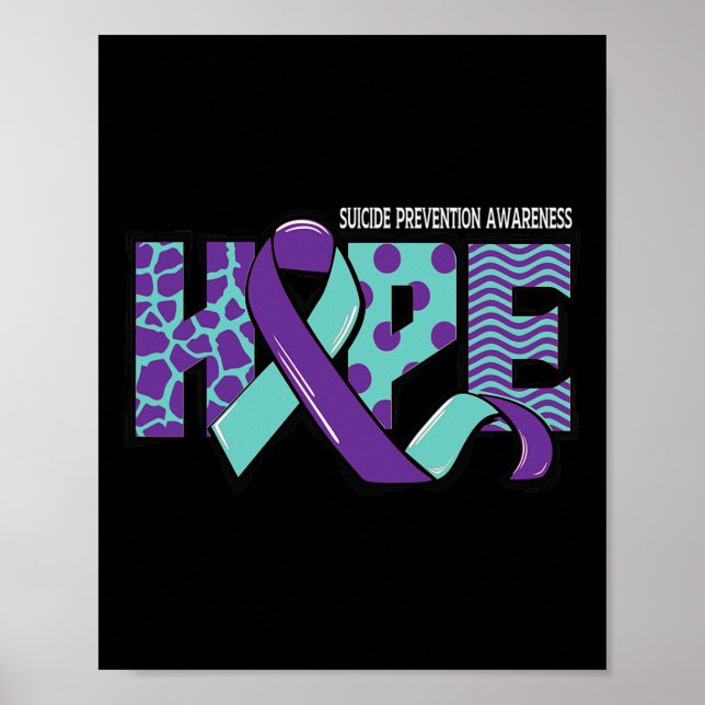 Medvetenhet om förebyggande av självmordsattacker  poster (Framsidan)
