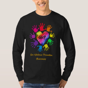 Medvetenhet om förebyggande av våld i Händer T Shirt