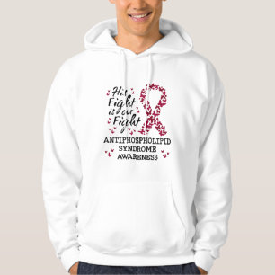 Medvetenhet om fosfolipidsyndromet, hans kamp är hoodie