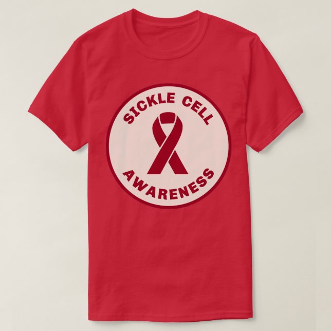 Medvetenhet om funktionsnedsättning för sjuka cell t shirt (Design framsida)