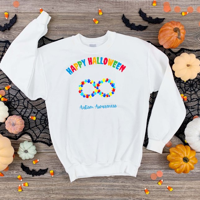 Medvetenhet om happy halloween Autism T Shirt (Skapare uppladdad)