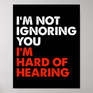 Medvetenhet om Hearing Roligt Asl-Döv (Qu) Poster