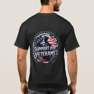 Medvetenhet om hemlösa veteraner t shirt