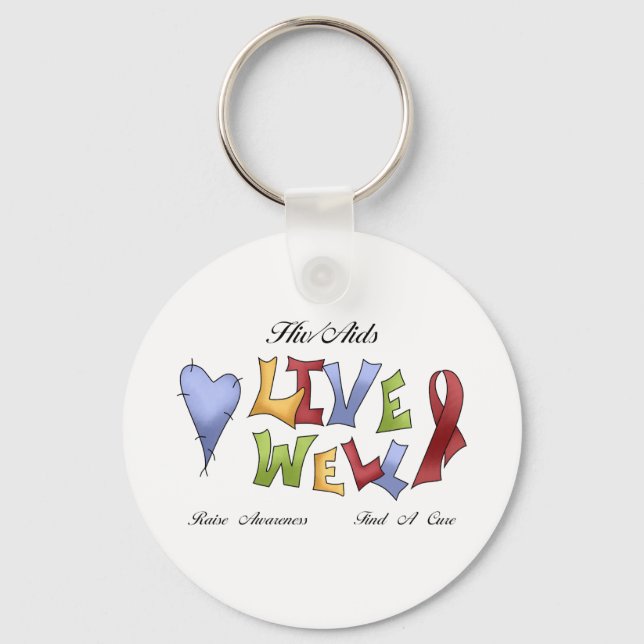Medvetenhet om hiv/AIDS Nyckelring (Framsida)