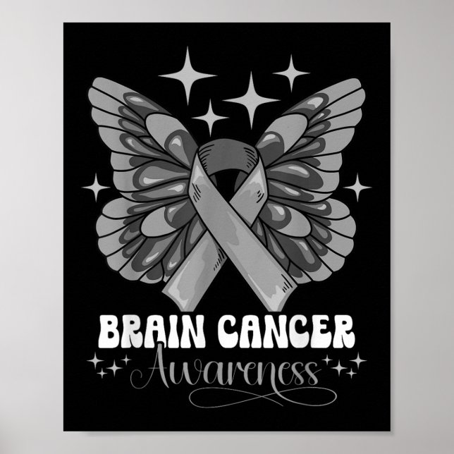 Medvetenhet om hjärncancer _2 poster (Framsidan)