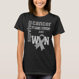 Medvetenhet om hjärncancer, det kom att jag fick t shirt