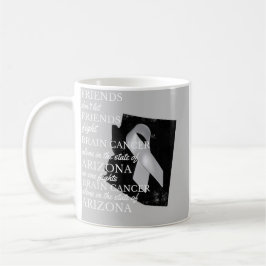 Medvetenhet om hjärncancer i Arizona Kaffemugg