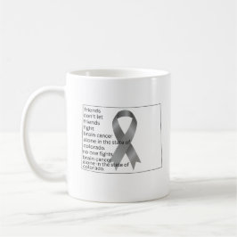 Medvetenhet om hjärncancer i Colorado Kaffemugg