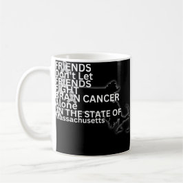 Medvetenhet om hjärncancer i Massachusetts Kaffemugg