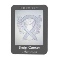 Medvetenhet om hjärncancer Ribbon Angel Anpassning