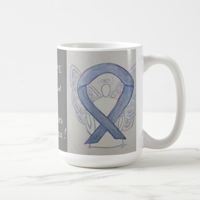 Medvetenhet om hjärnfunktionsnedsättning Ribbon An Kaffemugg (Höger)