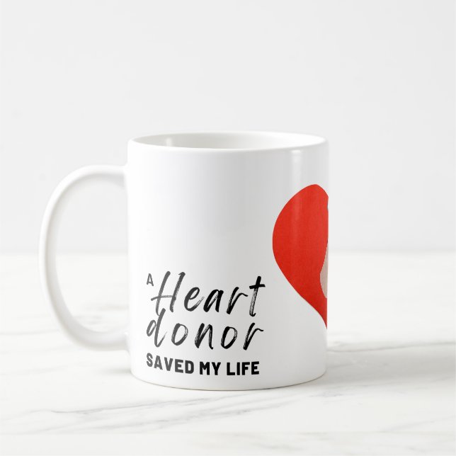 Medvetenhet om hjärta, kirurgi, överlevnadspresent kaffemugg (Vänster)