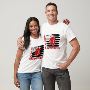 Medvetenhet om hjärtsjukdom t shirt