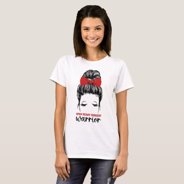 Medvetenhet om hjärtsjukdom t shirt (Hel framsida)