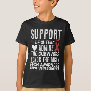 Medvetenhet om hjärtsjukdomar Kvinnors rödbandsuts T Shirt
