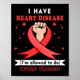 Medvetenhet om hjärtsjukdomar poster