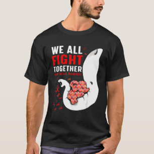 Medvetenhet om hjärtsjukdomar Vi kämpar alla tills T Shirt