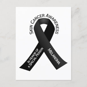 Medvetenhet om hudcancer vykort