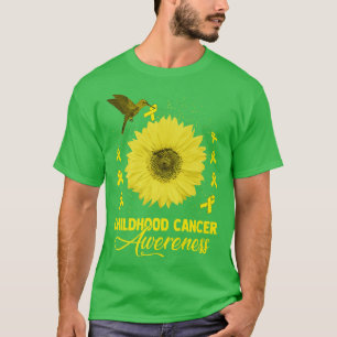 Medvetenhet om hummingbird & Solros Childature Can T Shirt