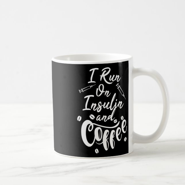 Medvetenhet om insulin och kaffe i Springa Kaffemugg (Höger)