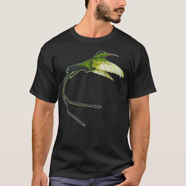 Medvetenhet om Jamaica Doktor Bird T Shirt (Framsida)
