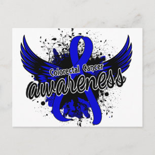 Medvetenhet om kolorektalcancer 16 vykort