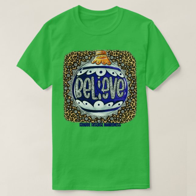 Medvetenhet om Krabbe-sjukdomar tror på prnament L T Shirt (Design framsida)