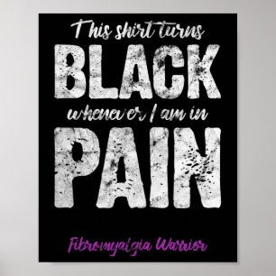 Medvetenhet om kristen kronisk smärta i Fibro Dist Poster