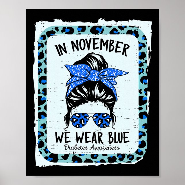 Medvetenhet om kvinnor, Messy Bun i november Poster (Framsidan)