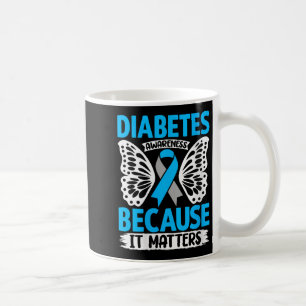 Medvetenhet om kvinnors diabetes eftersom det är V Kaffemugg