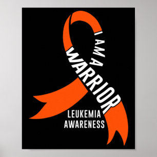 Medvetenhet om leukemi Blodcancer Kemothera Poster