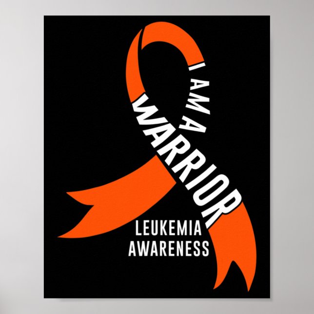 Medvetenhet om leukemi Blodcancer Kemothera Poster (Framsidan)
