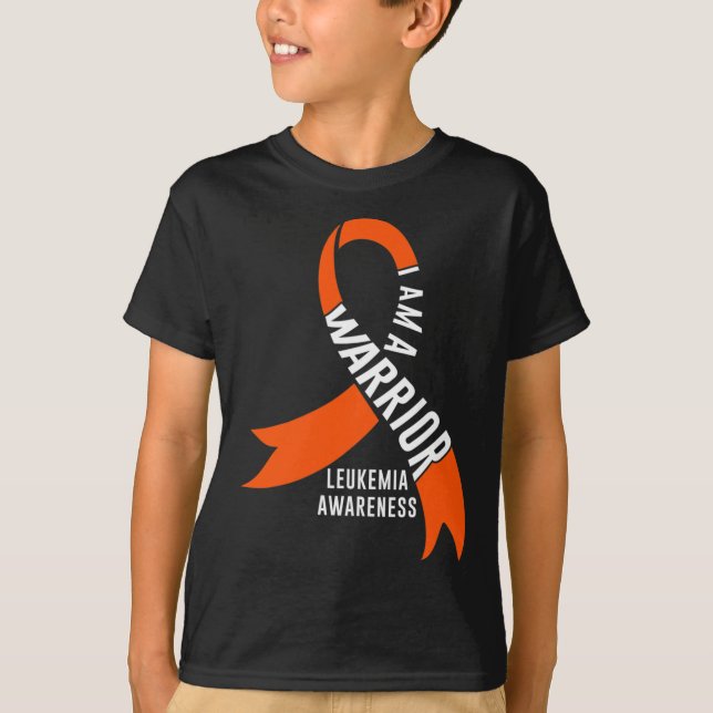 Medvetenhet om leukemi Blodcancer Kemothera T Shirt (Framsida)