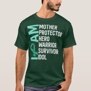 Medvetenhet om levercancer jag är Mor Hero Warrior T Shirt