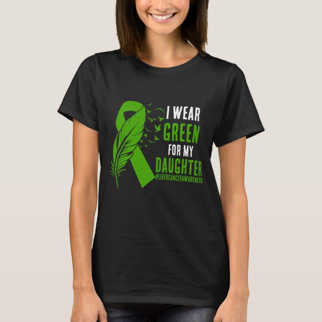 Medvetenhet om levercancer t shirt (Framsida)