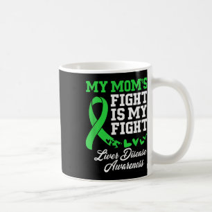 Medvetenhet om leversjukdom Min Mammor-kamp är min Kaffemugg