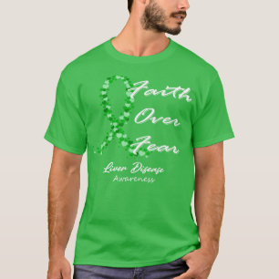 Medvetenhet om leversjukdom över fruktan för detta t shirt