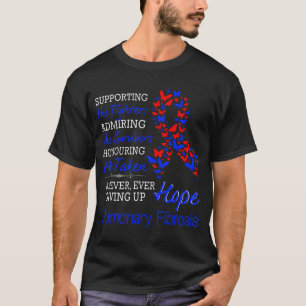 Medvetenhet om lungfibros t shirt