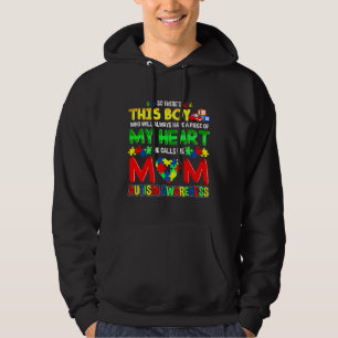 Medvetenhet om mamma-autism Mor om pojkar Hoodie